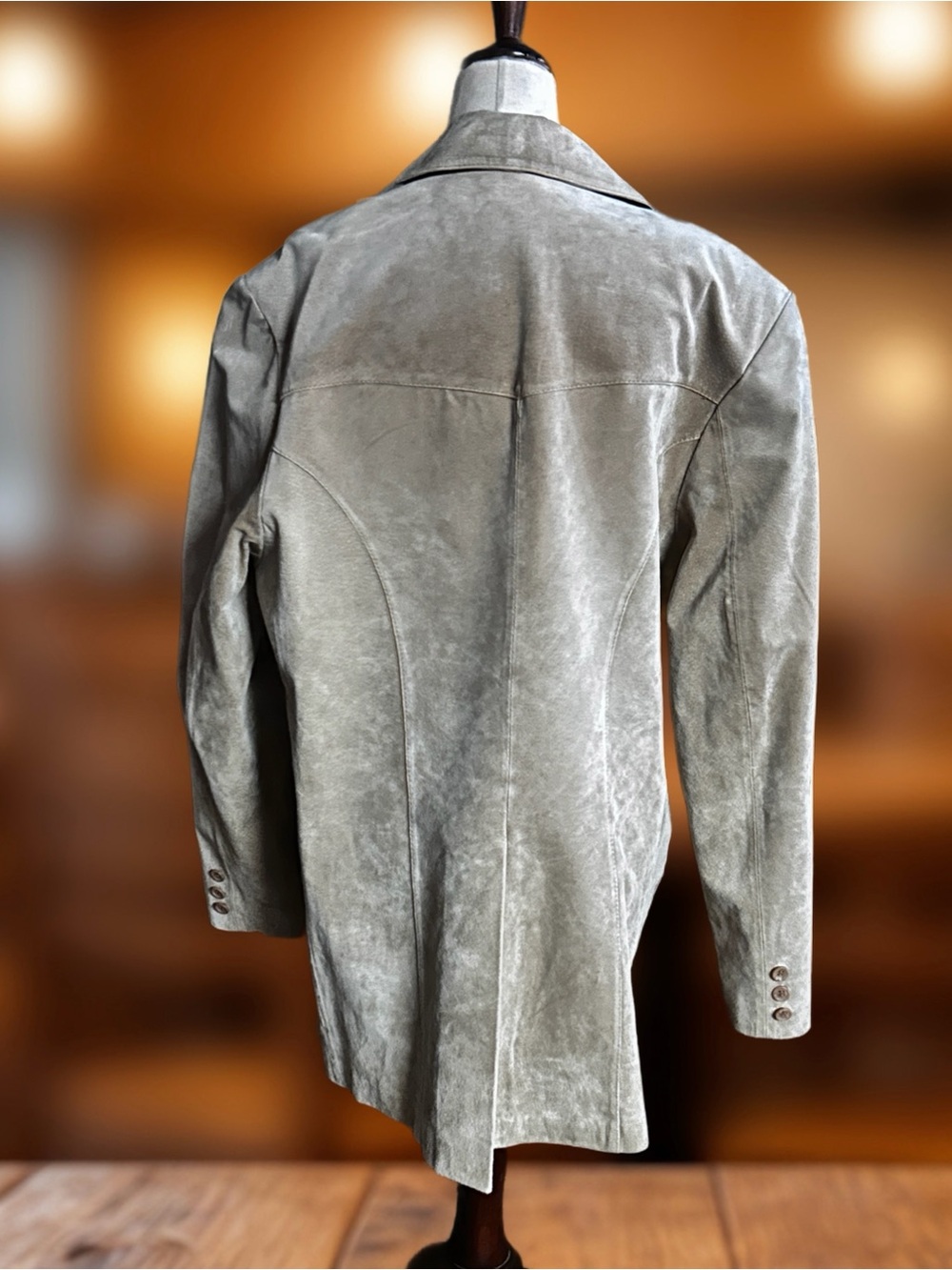 Scully ~ Men's Size 42 (X-Large) ~ Beige ~ Leather Suede Blazer Jacket - Picture 6 of 16